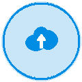 Icona cloud per servizio cloud