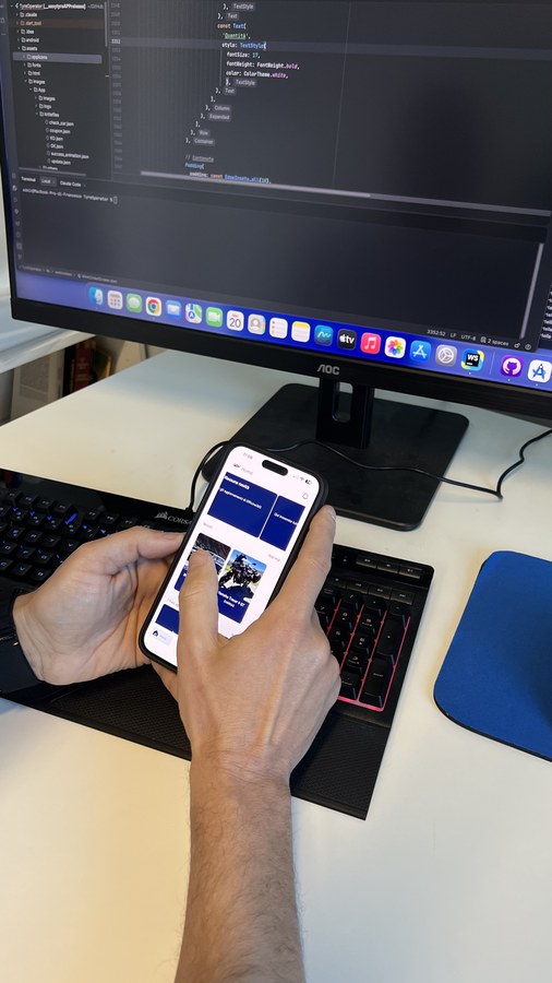 App mobile Officina 365 su smartphone
